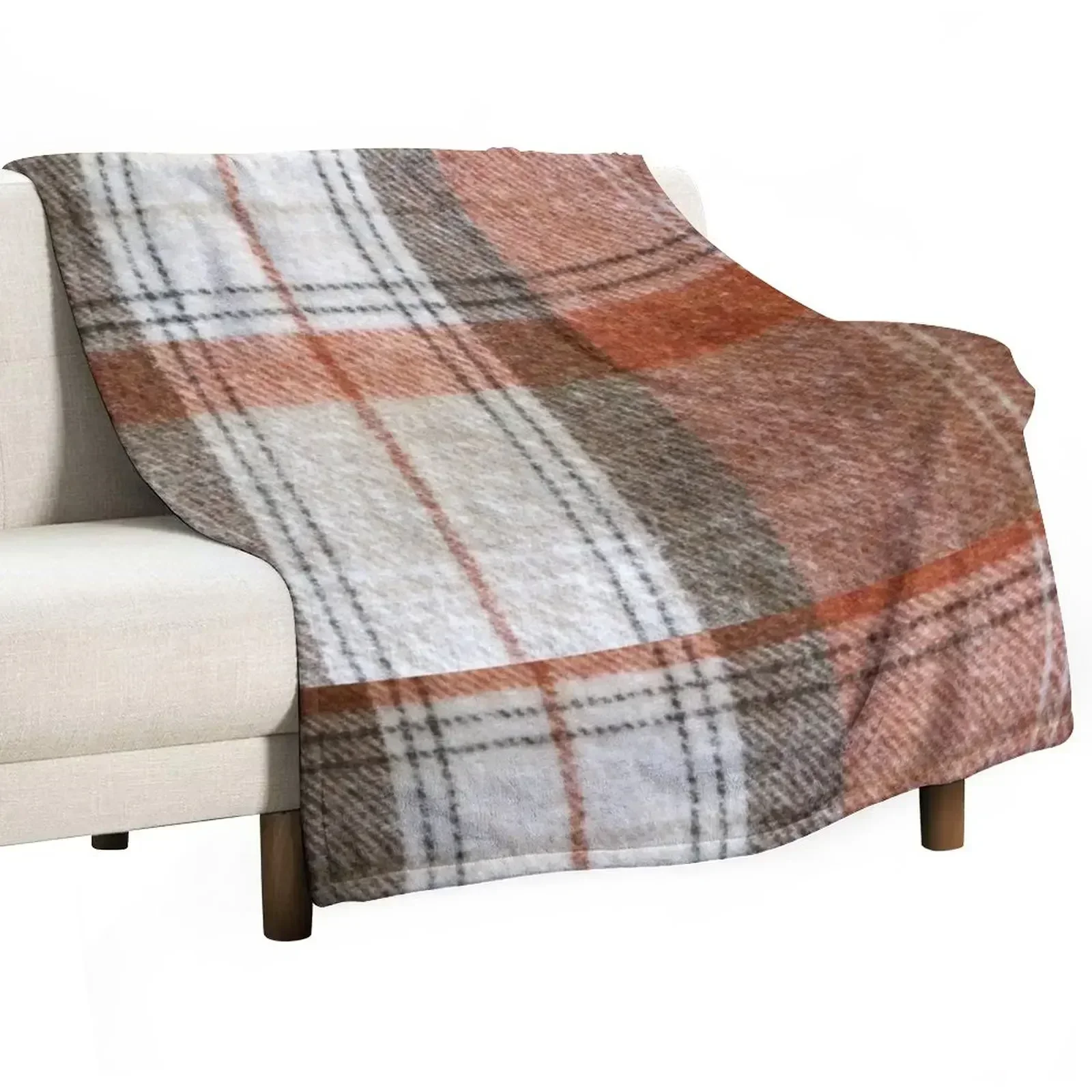 Terracotta Tartan Throw Blanket Foldable Soft Warm Blanket for Outdoor Use
Terracotta Tartan Throw Blanket Foldable Soft Warm Blanket for Outdoor Use