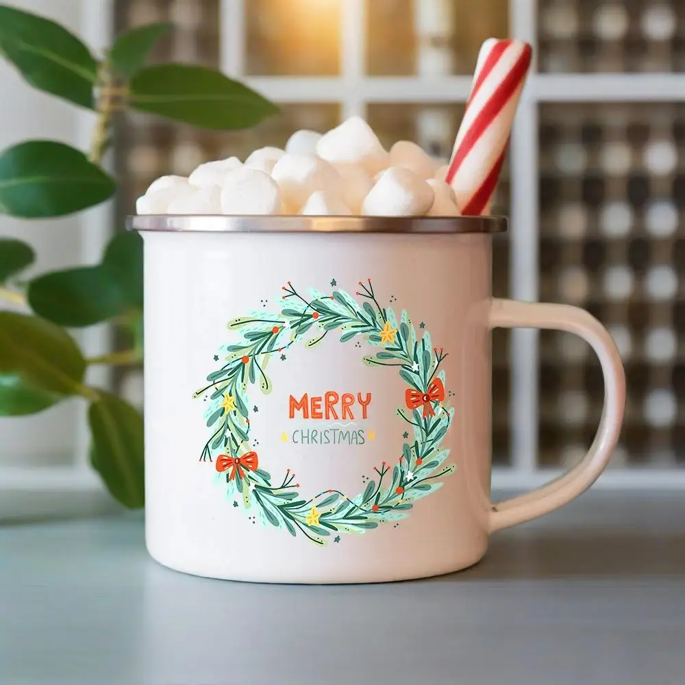 Рождественский венок с принтом, эмалированная кружка, кружка для кемпинга, рождественский подарок для бабушки, мамы, Nana, домашний декор, подарок для гиги, кофейные кружки
Рождественский венок с принтом, эмалированная кружка, кружка для кемпинга, рождественский подарок для бабушки, мамы, Nana, домашний декор, подарок для гиги, кофейные кружки