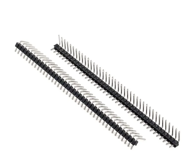 200pcs 2.54mm Single Row Male Pin Header Bending Pin 1X40Pin For Arduino Copper Pin/Gold Plating Pin/Iron Pin
200pcs 2.54mm Single Row Male Pin Header Bending Pin 1X40Pin For Arduino Copper Pin/Gold Plating Pin/Iron Pin