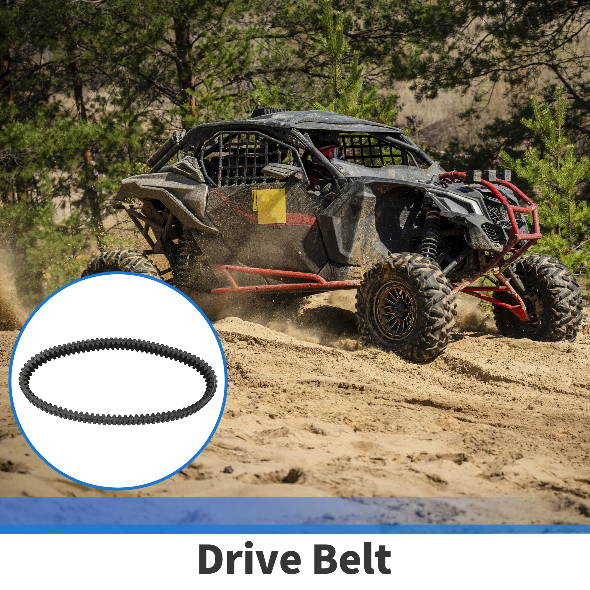 Motoforti Drive Belt Compatible for Yamaha Grizzly 700 2007-2023, Wear-Resistant Rubber Fiber Black Powersports V-Belt
Motoforti Drive Belt Compatible for Yamaha Grizzly 700 2007-2023, Wear-Resistant Rubber Fiber Black Powersports V-Belt