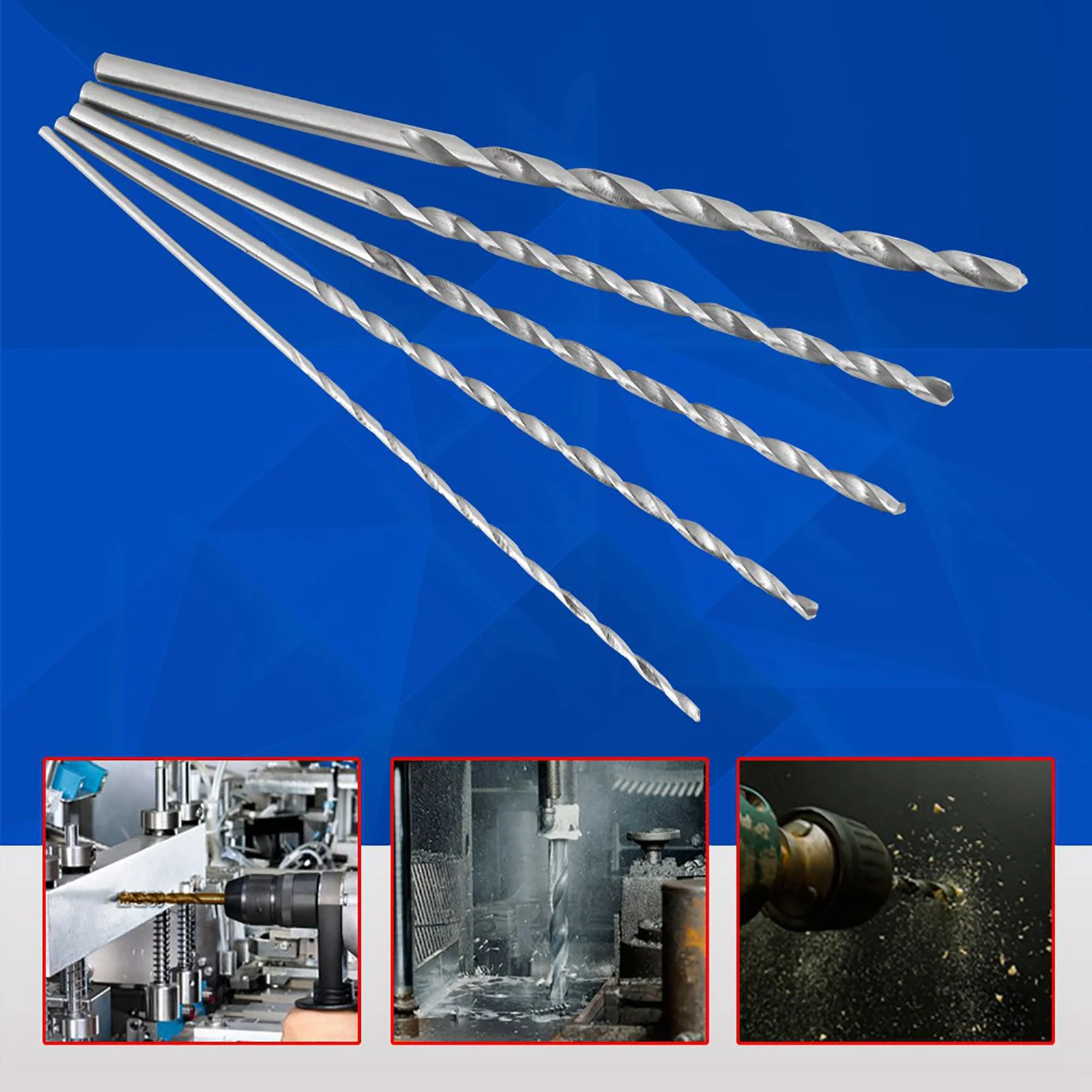 2‑5mm Extra Long Straight Shank Twist Drill Bit Set for Deep Hole Drilling in Woodworking and Model Making
2‑5mm Extra Long Straight Shank Twist Drill Bit Set for Deep Hole Drilling in Woodworking and Model Making