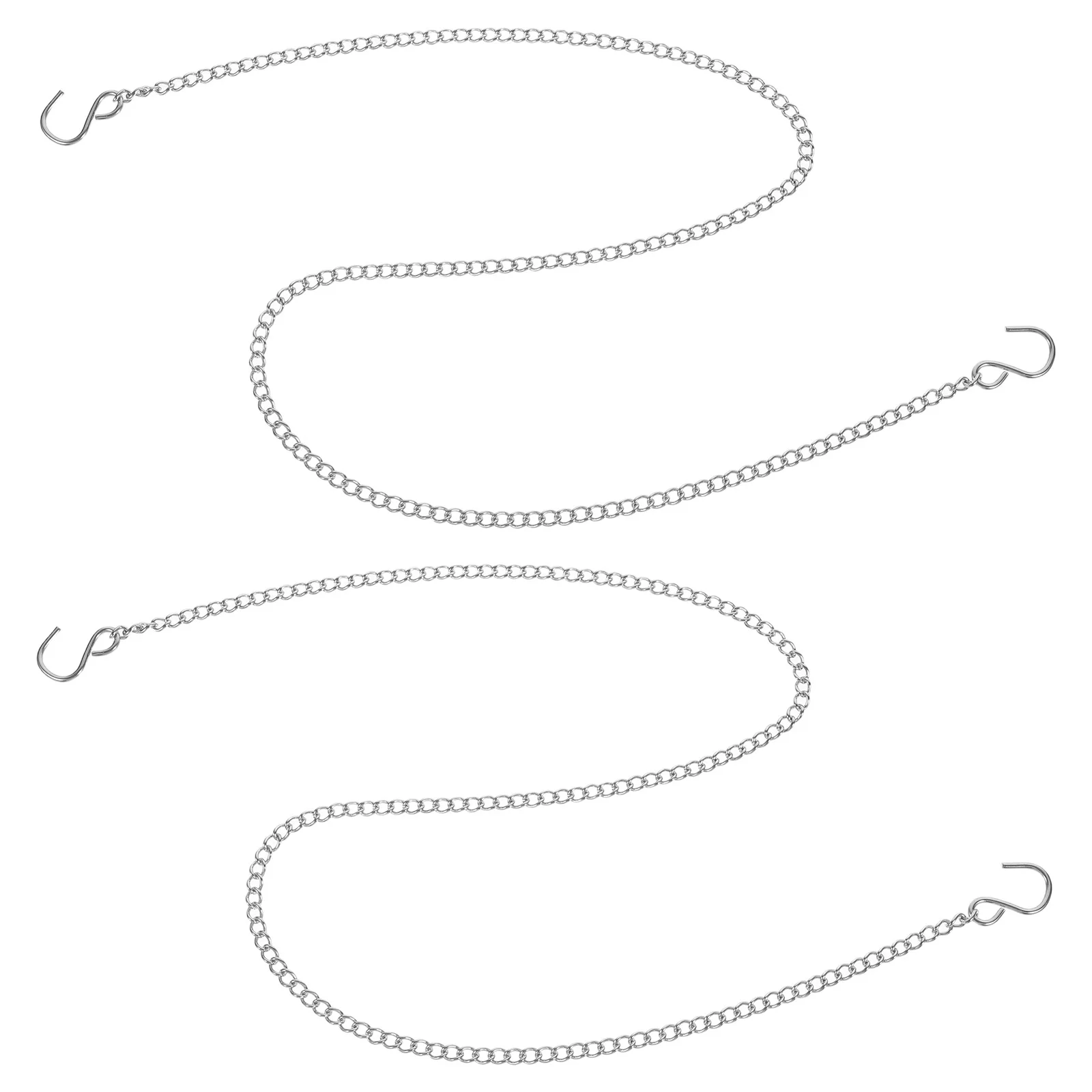 2 Pcs Tag Chain Hanging Chains for Potted Plants Pendant Bird Feeders Silver Decorative Metal Picture Heavy Duty
2 Pcs Tag Chain Hanging Chains for Potted Plants Pendant Bird Feeders Silver Decorative Metal Picture Heavy Duty