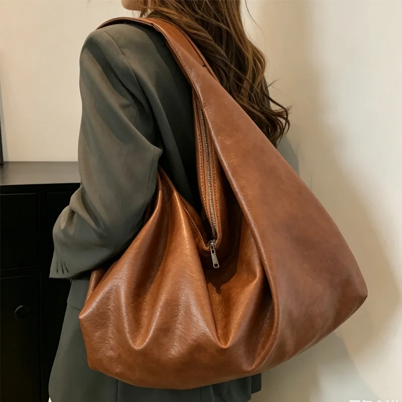 Commute Women Axillary Bag Korean Style Women's Handbags Large capacity Soft PU leather female hobos Shoulder bags bolsa totes
Commute Women Axillary Bag Korean Style Women's Handbags Large capacity Soft PU leather female hobos Shoulder bags bolsa totes