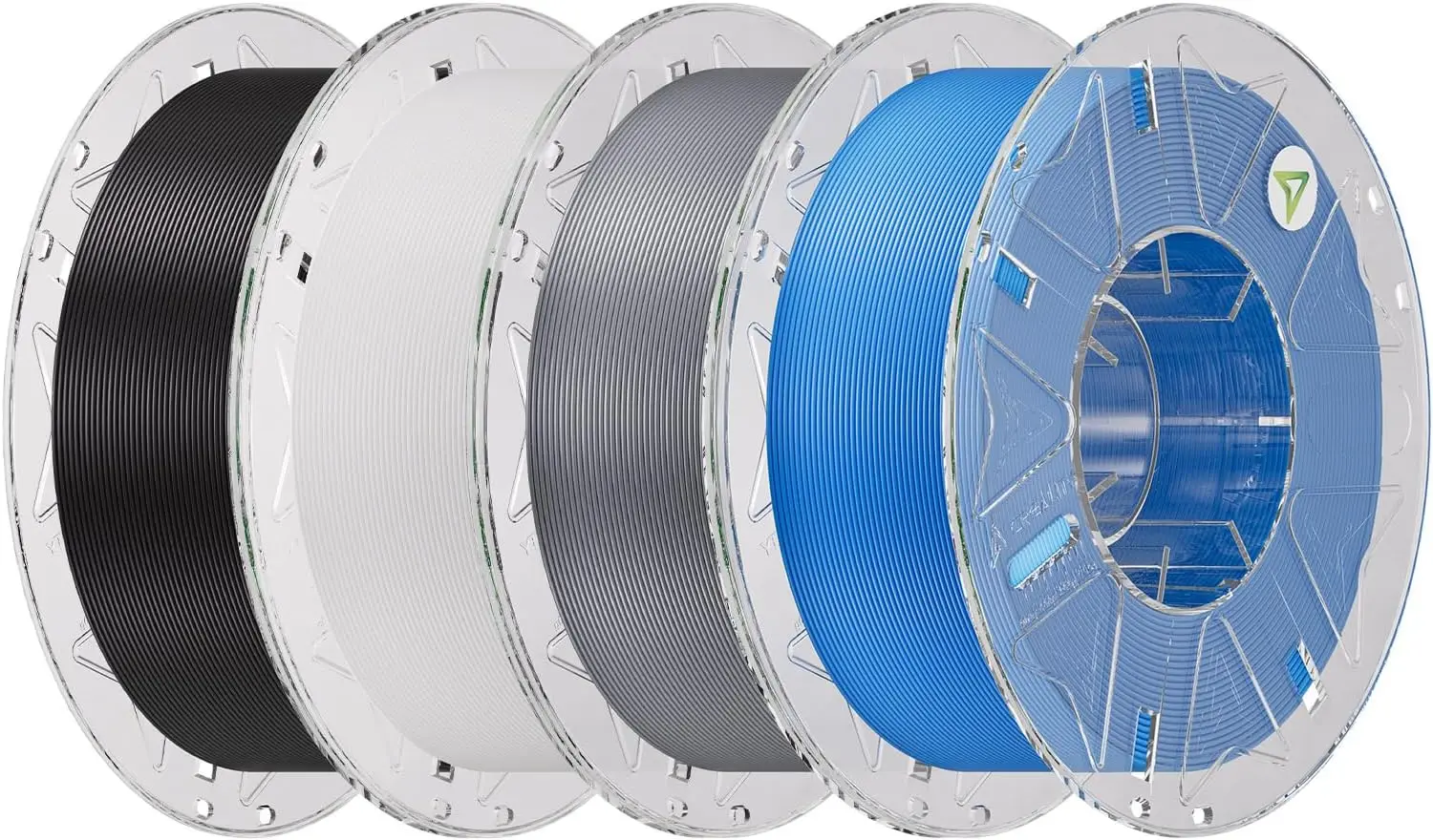 4KG PLA Filament Bundle 1.75mm, High Speed 30-600mm/s, RFID Smart Printing, Black&White&Grey&Blue
4KG PLA Filament Bundle 1.75mm, High Speed 30-600mm/s, RFID Smart Printing, Black&White&Grey&Blue