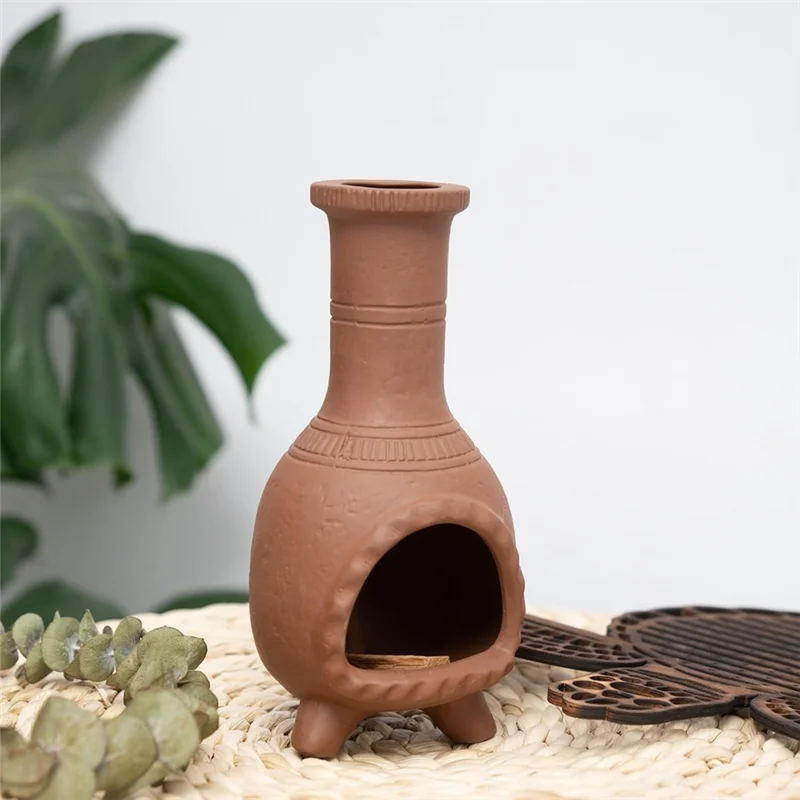 PORK-Handmade Terracotta Holder Burner For Smudging And Meditations - Mexican Style Chiminea Clay Incense Dish
PORK-Handmade Terracotta Holder Burner For Smudging And Meditations - Mexican Style Chiminea Clay Incense Dish