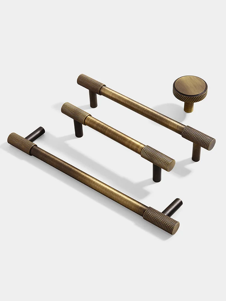 Brass Knurling Cabinet Handle Bronze Textured Wardrobe Pull Bars Refrigerator Pulls Drawer Knobs Furniture Pull Bar Handles
Brass Knurling Cabinet Handle Bronze Textured Wardrobe Pull Bars Refrigerator Pulls Drawer Knobs Furniture Pull Bar Handles
