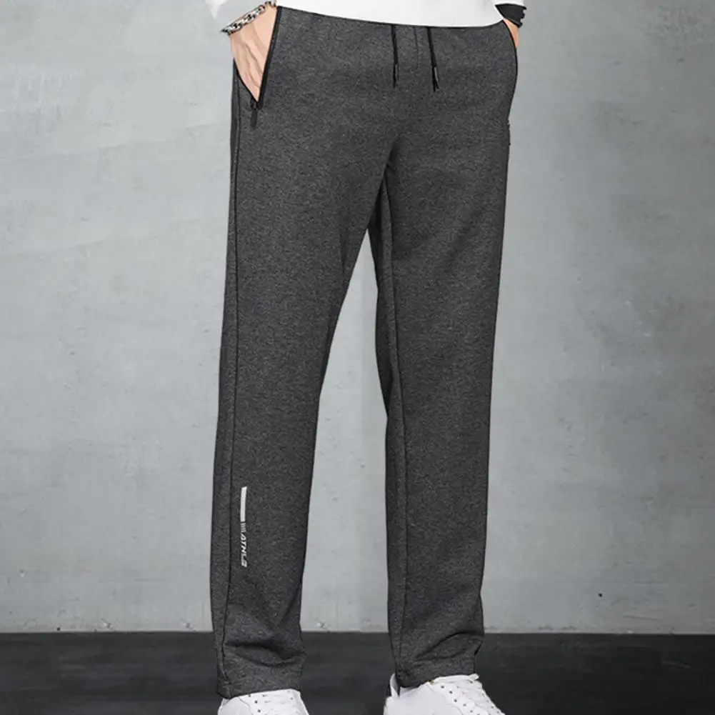 Winter Men Pants Thick Elastic Waist Pants Solid Color Loose Straight Drawstring Sports Trousers Soft Pockets Male Sweatpants
Winter Men Pants Thick Elastic Waist Pants Solid Color Loose Straight Drawstring Sports Trousers Soft Pockets Male Sweatpants