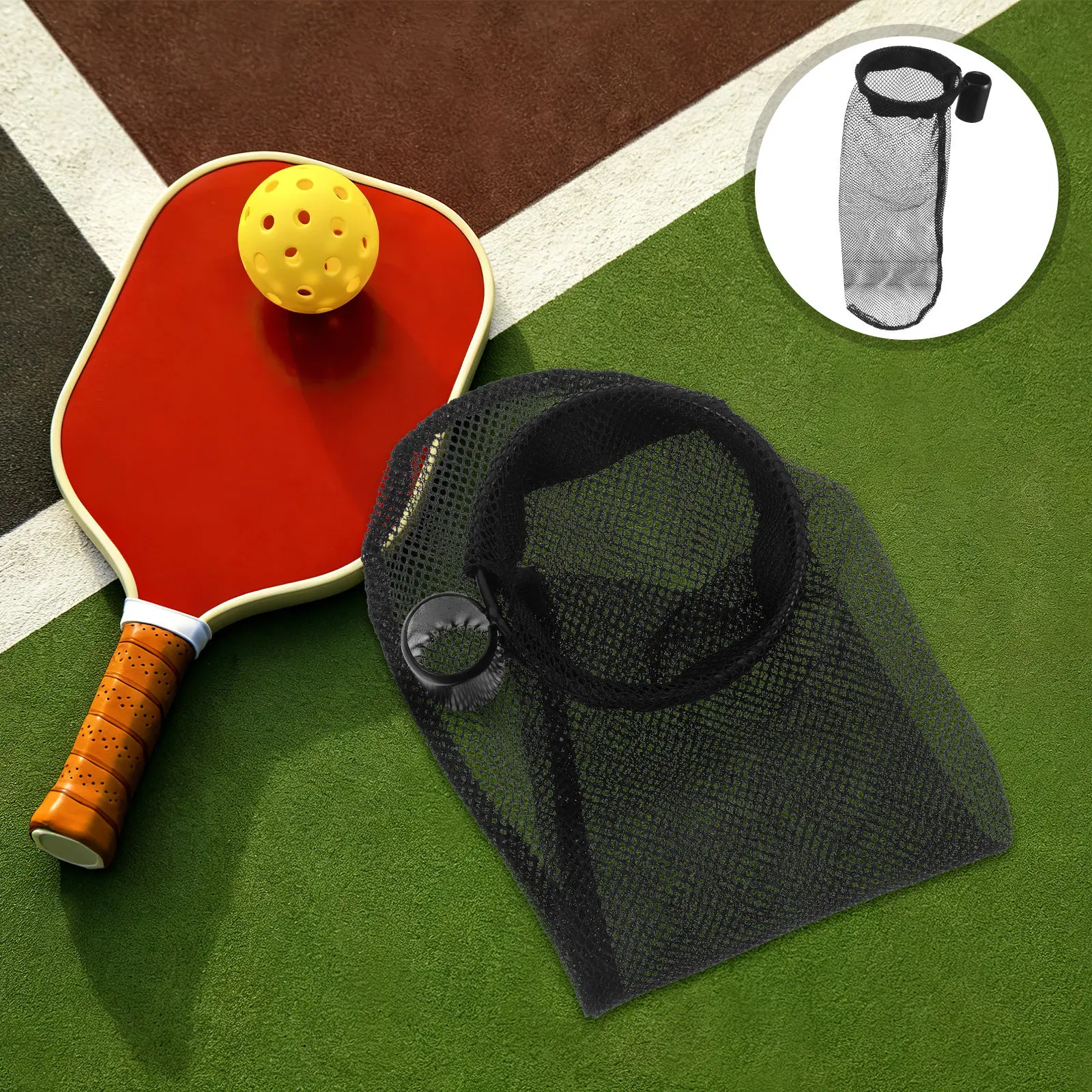 Pickleball Ball Holder Adjustable Mesh Storage Bag Portable Stable Base Net Bag for Balls and Paddles Court Organizer Equipment
Pickleball Ball Holder Adjustable Mesh Storage Bag Portable Stable Base Net Bag for Balls and Paddles Court Organizer Equipment