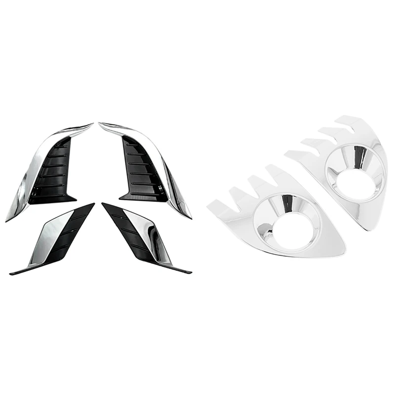 X-T 6 Pcs For Toyota Corolla Cross ABS Chrome Front Rear Fog Light Lamp Eyelid Eyebrow Cover Trim Molding Bezel Garnish
X-T 6 Pcs For Toyota Corolla Cross ABS Chrome Front Rear Fog Light Lamp Eyelid Eyebrow Cover Trim Molding Bezel Garnish