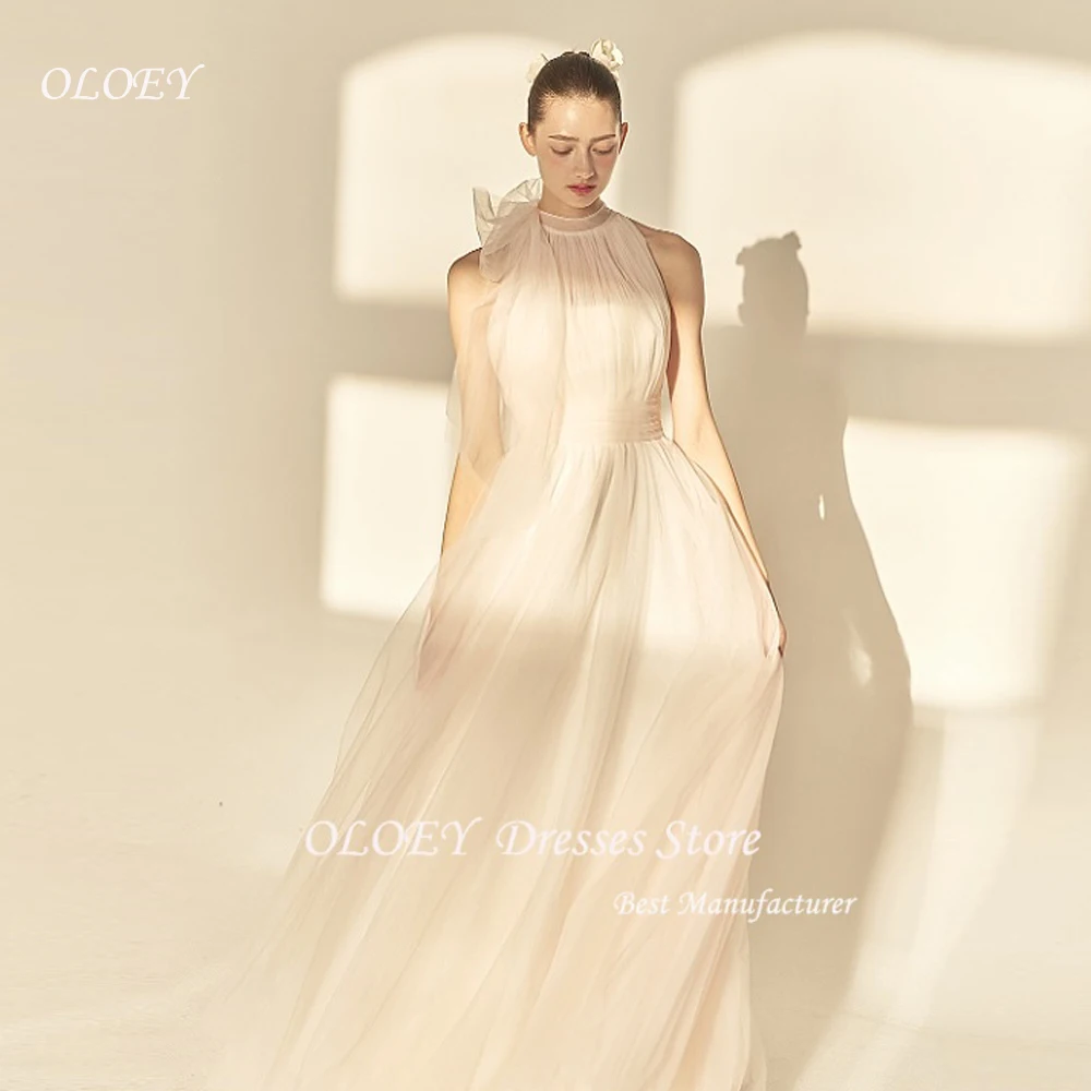 OLOEY High Neck Korea Ivory A-Line Backless Wedding Dresses 웨딩드레스 Sleeveless Customized Pretty Bride Gowns Plus Size
OLOEY High Neck Korea Ivory A-Line Backless Wedding Dresses 웨딩드레스 Sleeveless Customized Pretty Bride Gowns Plus Size