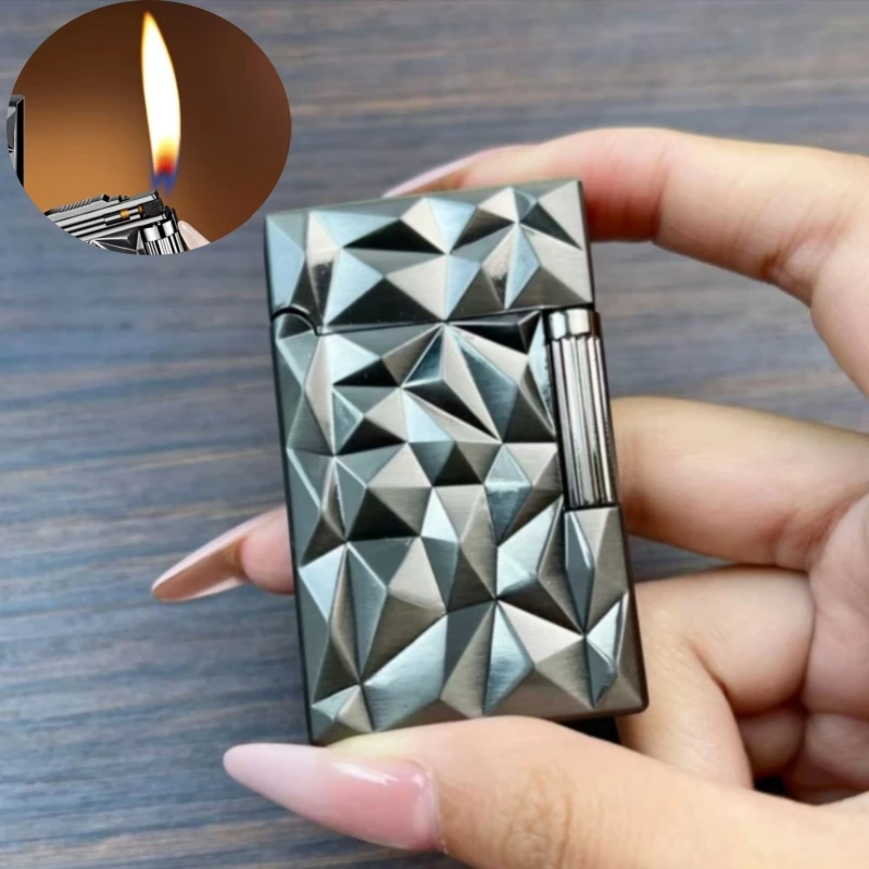 Carved Langsheng Steel Sound Side Sliding Grinding Wheel Inflatable Slant Fire Lighter Portable Outdoor Lighter Men's Gift
Carved Langsheng Steel Sound Side Sliding Grinding Wheel Inflatable Slant Fire Lighter Portable Outdoor Lighter Men's Gift