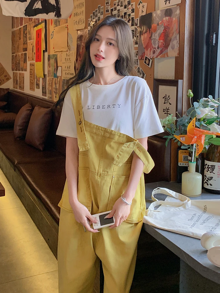 Dopne Beautiful Strap Jumpsuit Women's Spring Summer New Korean Sle Petite Straight Leg Jumpsuit Commute Sle Cotton
Dopne Beautiful Strap Jumpsuit Women's Spring Summer New Korean Sle Petite Straight Leg Jumpsuit Commute Sle Cotton