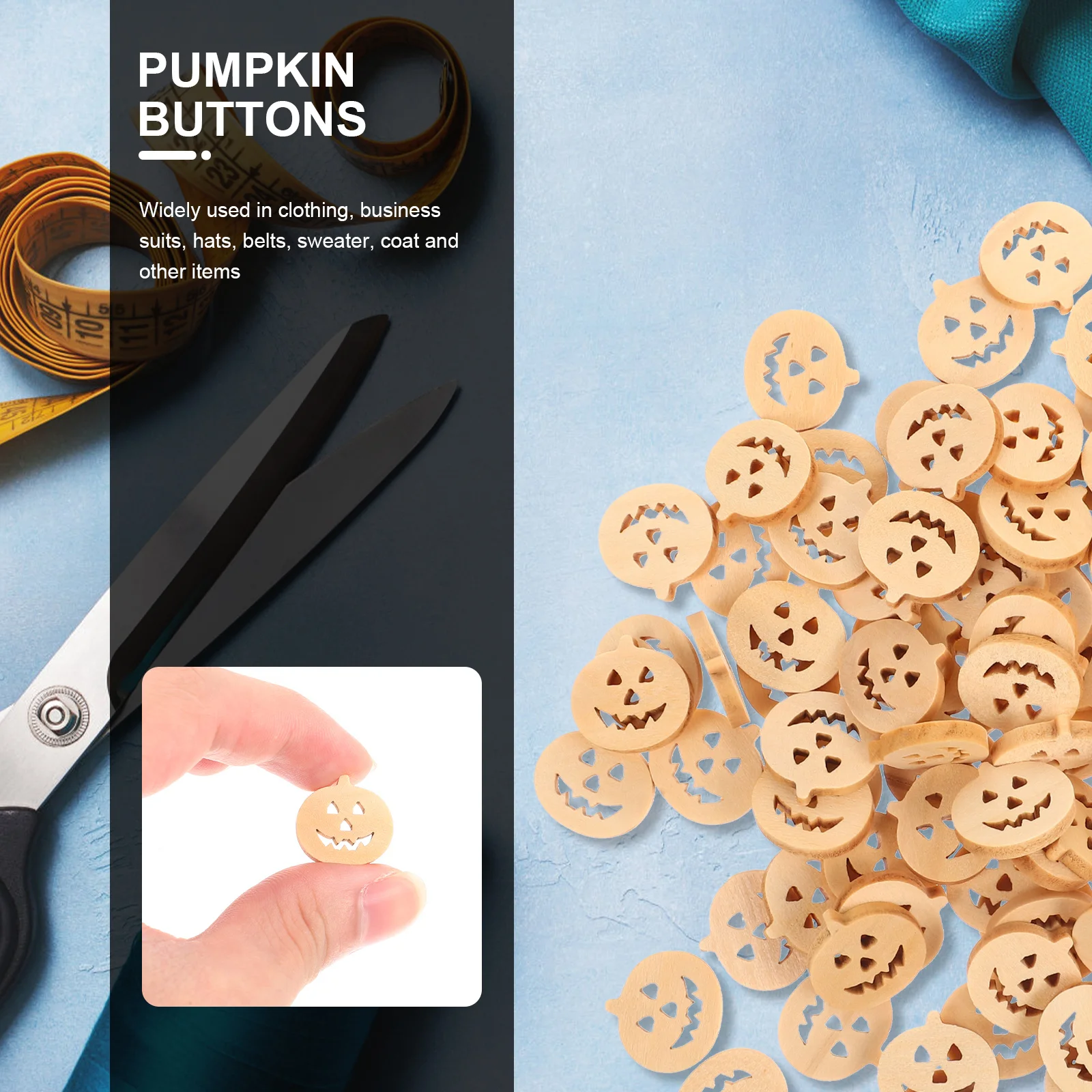 100pcs Wooden Pumpkin For Halloween Diy Decoration Clothing Replacement Smooth Unfinished Sewing Crafts Supplies Pumpkin Shape
100pcs Wooden Pumpkin For Halloween Diy Decoration Clothing Replacement Smooth Unfinished Sewing Crafts Supplies Pumpkin Shape