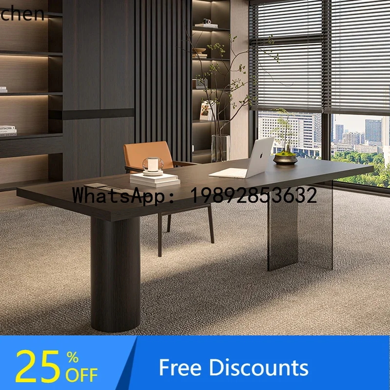 D23- minimalist desk long workbench solid wood light luxury computer desk
D23- minimalist desk long workbench solid wood light luxury computer desk