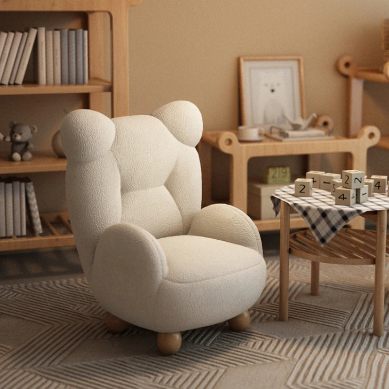 Lambswool Cream Color Lounge Sofa Chair Single Cartoon Cute Seat Small Apartment Children Mini Bear Sofa
Lambswool Cream Color Lounge Sofa Chair Single Cartoon Cute Seat Small Apartment Children Mini Bear Sofa