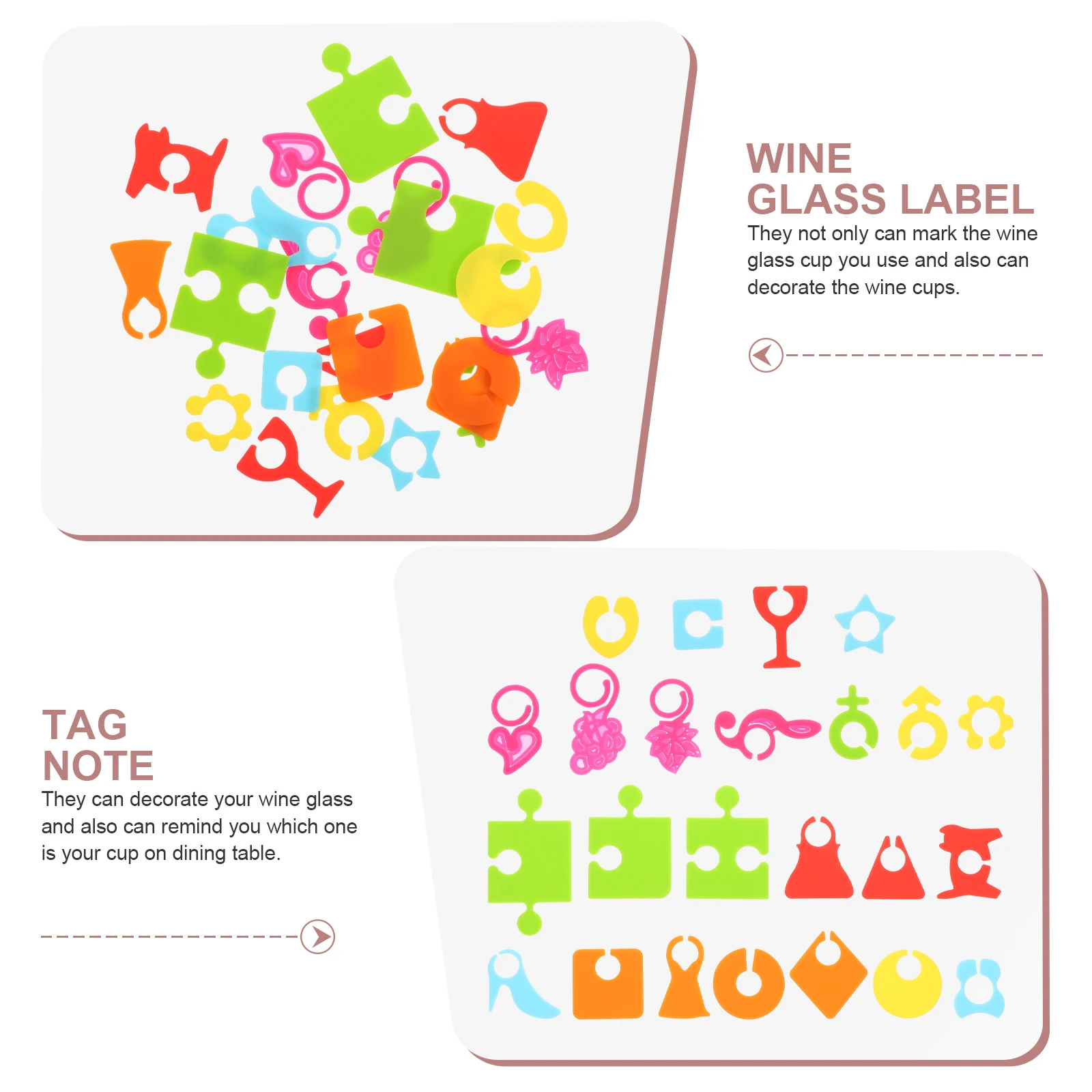 24 Pcs Glass Label Cup Markers Reusable Silicone Drink Charms Party Gathering Decorative Glass Tags High Quality
24 Pcs Glass Label Cup Markers Reusable Silicone Drink Charms Party Gathering Decorative Glass Tags High Quality
