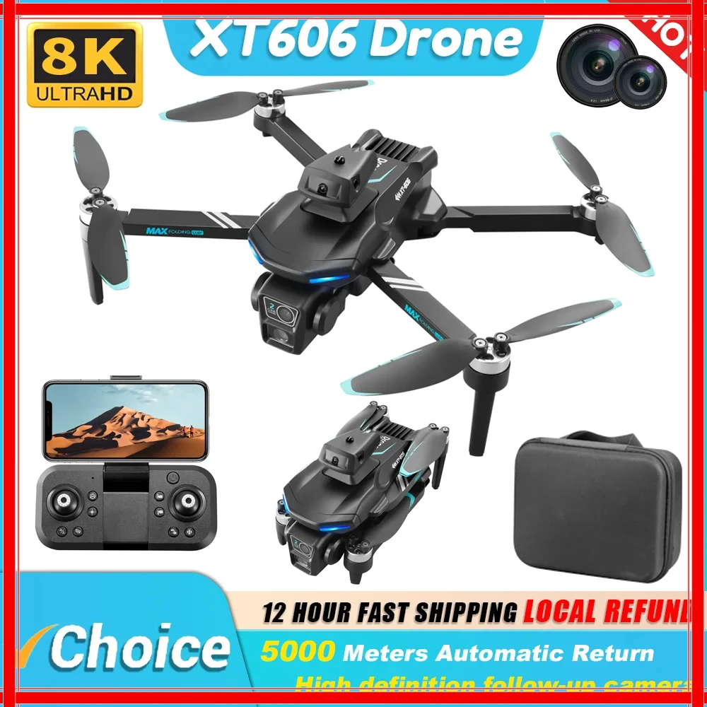 NEW DRON XT606 Mini Drone 4K 1080P HD Camera WiFi Fpv Air Pressure Altitude Hold Foldable Quadcopter RC Dron Toys GIfts
NEW DRON XT606 Mini Drone 4K 1080P HD Camera WiFi Fpv Air Pressure Altitude Hold Foldable Quadcopter RC Dron Toys GIfts