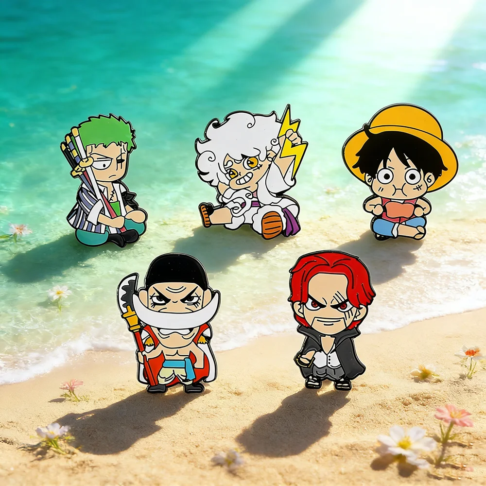 Anime Roronoa Zoro & Monkey D. Luffy Enamel Pin Brooch Cute Metal Badge Jewelry for Backpack And Clothing Festive Gift
Anime Roronoa Zoro & Monkey D. Luffy Enamel Pin Brooch Cute Metal Badge Jewelry for Backpack And Clothing Festive Gift