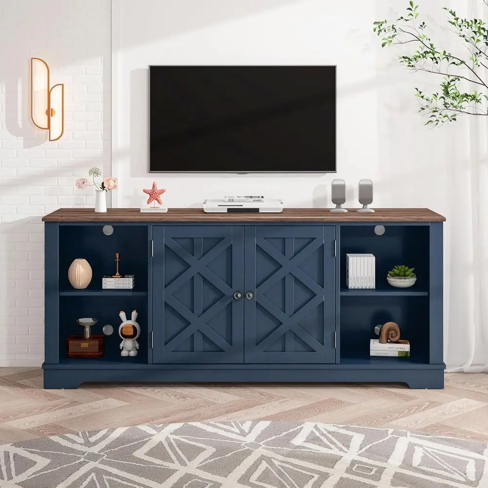 70 TV Stand Entertainment Center with 2 Doors and Shelves for TVs up to 78, Ideal for Living Room and Bedroom (Navy)
70 TV Stand Entertainment Center with 2 Doors and Shelves for TVs up to 78, Ideal for Living Room and Bedroom (Navy)
