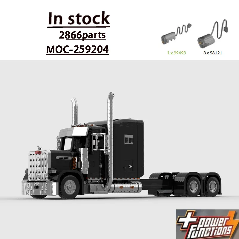 MOC-259204 New Urban Military Semi-Trailer Truck Building Block Model 2866 Parts MOC Creative Boys Children's Birthday Toy Gift
MOC-259204 New Urban Military Semi-Trailer Truck Building Block Model 2866 Parts MOC Creative Boys Children's Birthday Toy Gift