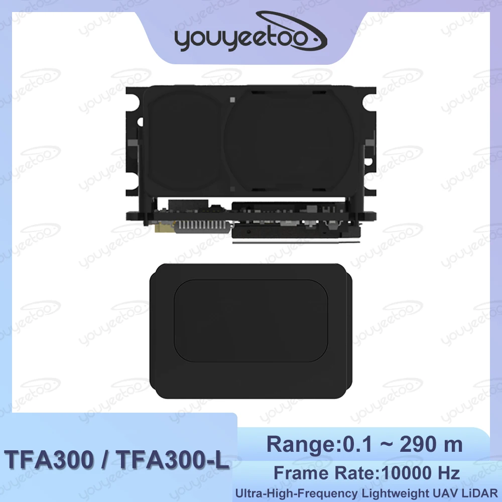 TFA300 Ultra-high Frequency Lightweight UAV Lidar TFA300-L Radar Sensor 290M Range Support DroneCAN Protocol IP67 Protection
TFA300 Ultra-high Frequency Lightweight UAV Lidar TFA300-L Radar Sensor 290M Range Support DroneCAN Protocol IP67 Protection