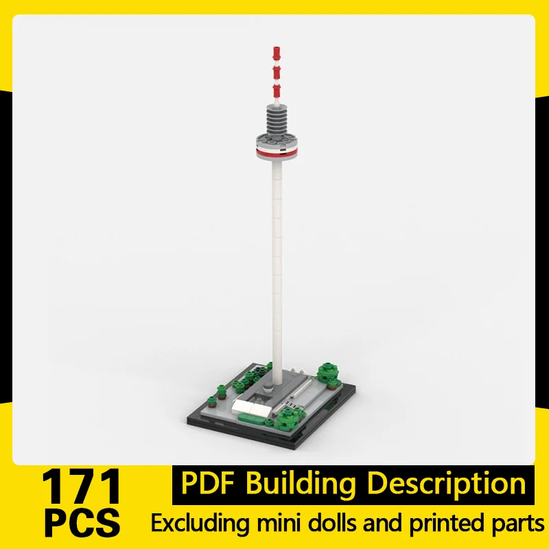 City Street View Model MOC Building Bricks Europe TV Tower Modular Technology Gifts Holiday Assemble Children Toys Suit
City Street View Model MOC Building Bricks Europe TV Tower Modular Technology Gifts Holiday Assemble Children Toys Suit