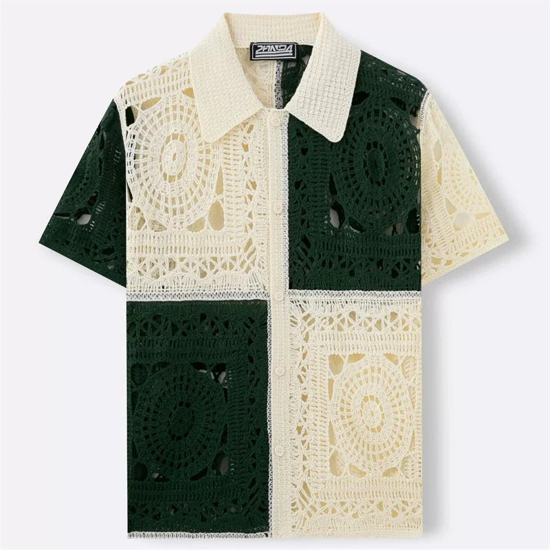 Эластичные акриловые 100% трикотажные рубашки для мужчин с коротким рукавом, повседневные летние качественные свободные дизайнерские рубашки Camisas De Hombre
Эластичные акриловые 100% трикотажные рубашки для мужчин с коротким рукавом, повседневные летние качественные свободные дизайнерские рубашки Camisas De Hombre