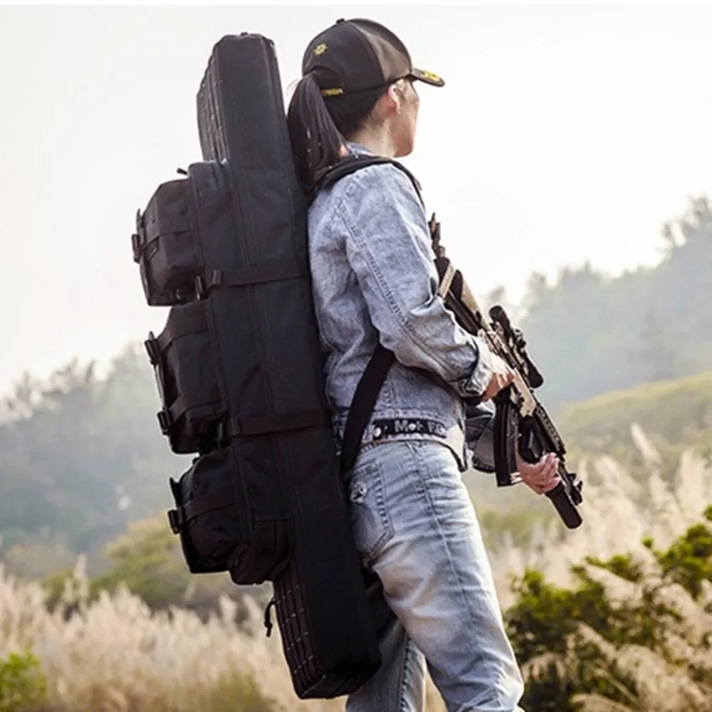 108 Cm Tactical Hunting Guns Bags Hard Shell Long Backpack Paintball Shooting Gun Case Rifle Fishing Rod Outdoor Travel Handbad
108 Cm Tactical Hunting Guns Bags Hard Shell Long Backpack Paintball Shooting Gun Case Rifle Fishing Rod Outdoor Travel Handbad