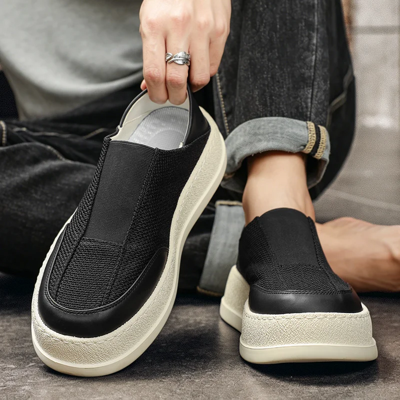 Men's Vulcanized Shoes Fashion Breathable Outdoor Mesh Casual Sneakers Lightweight Comfortable Men Tenis Masculino Walking Shoes
Men's Vulcanized Shoes Fashion Breathable Outdoor Mesh Casual Sneakers Lightweight Comfortable Men Tenis Masculino Walking Shoes
