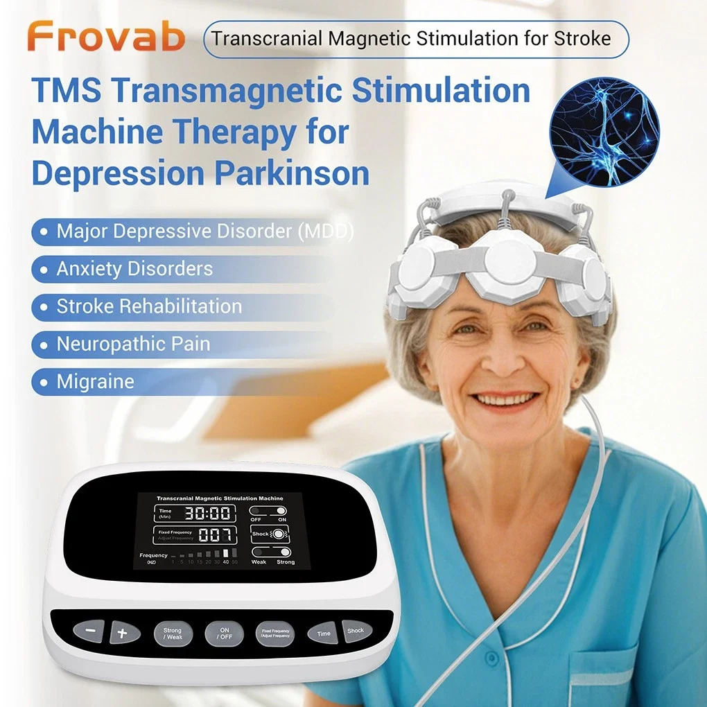 Frovab rTMS Machine for Brain Health Care Treatment of Parkinson's Multiple Sclerosis Dementia Stress-Related Disorders
Frovab rTMS Machine for Brain Health Care Treatment of Parkinson's Multiple Sclerosis Dementia Stress-Related Disorders
