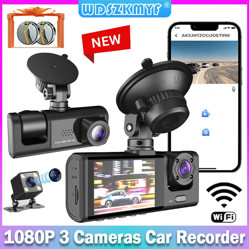 Car Dvr 3 Channel Dash Cam for Cars Camera 1080P WIFI Video Recorder Rear View Camera for Vehicle Black Box Car Accessory
Car Dvr 3 Channel Dash Cam for Cars Camera 1080P WIFI Video Recorder Rear View Camera for Vehicle Black Box Car Accessory