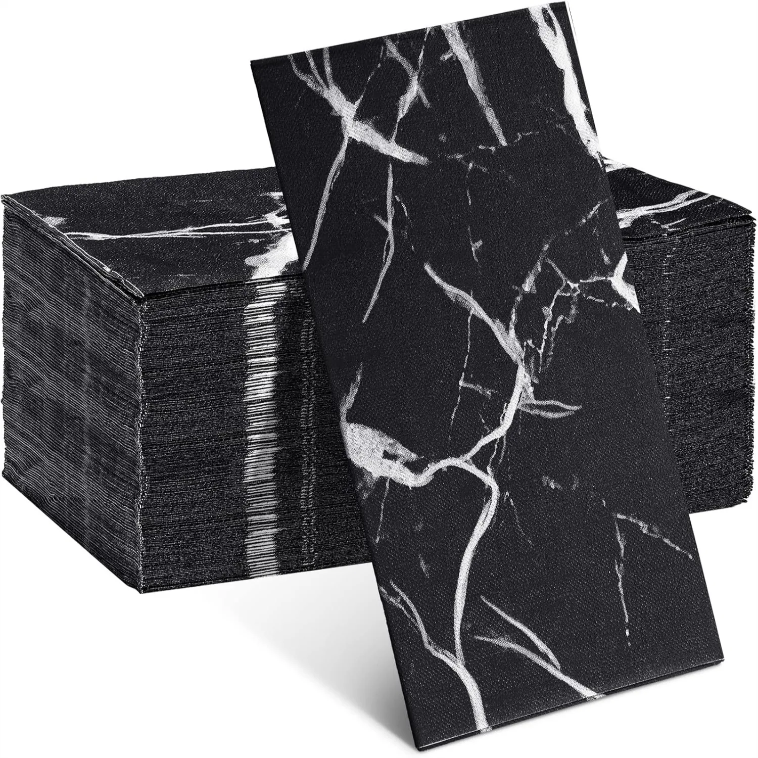 50 Pcs Black Marble Guest Towel Disposable Bathroom Paper Napkins 3 Ply 13x16 Inch for Wedding Party Table Decor
50 Pcs Black Marble Guest Towel Disposable Bathroom Paper Napkins 3 Ply 13x16 Inch for Wedding Party Table Decor