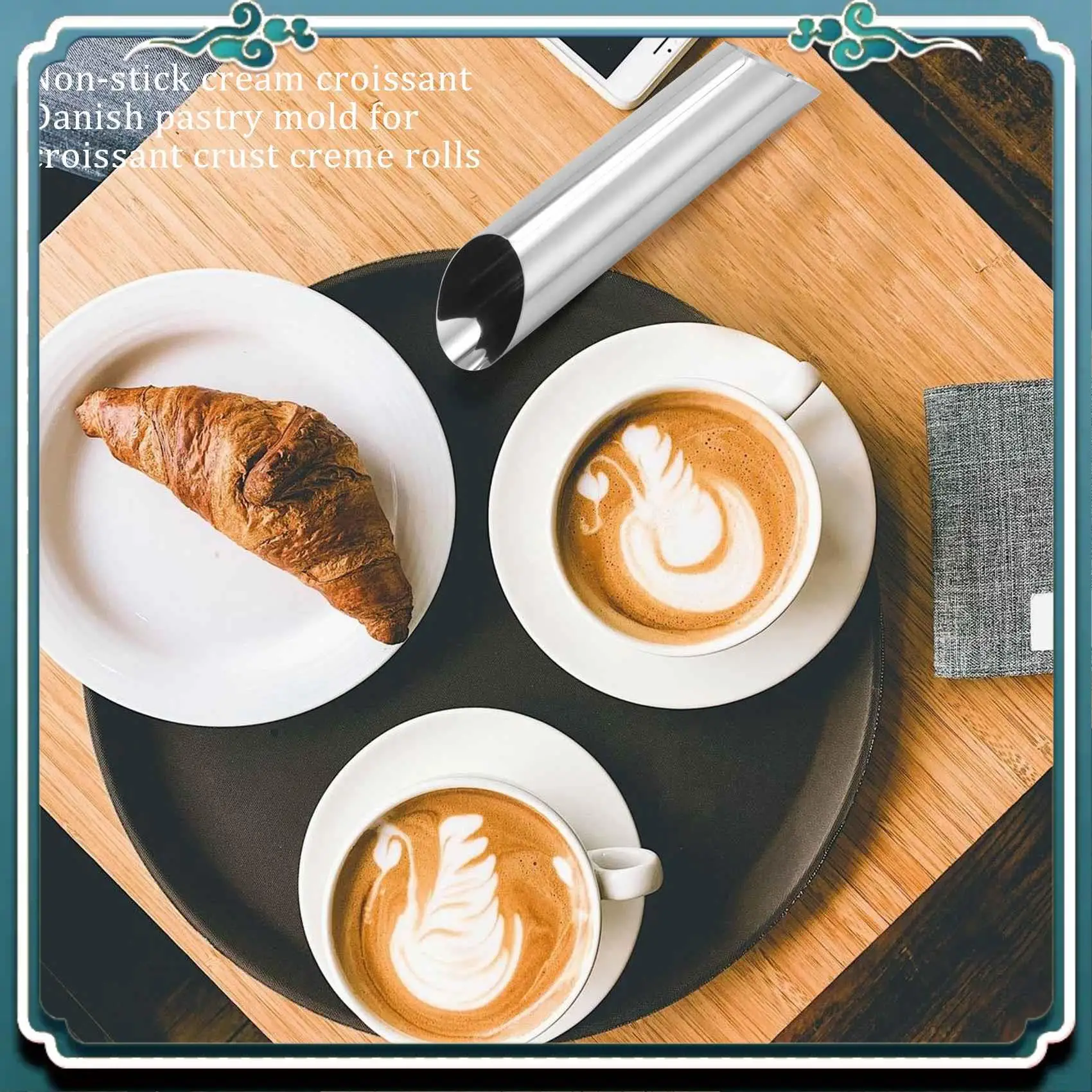 Premium Cannoli Tubes, 5 Inch Large Stainless Steel Cannoli Forms Non-Stick Cream Horn Danish Pastry Molds For Croissant Shell C
Premium Cannoli Tubes, 5 Inch Large Stainless Steel Cannoli Forms Non-Stick Cream Horn Danish Pastry Molds For Croissant Shell C