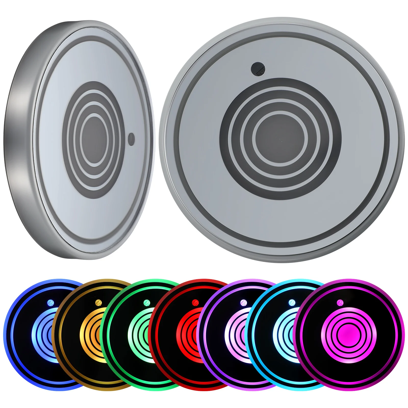 2Pcs Colorful LED Water Bottle Mat Acrylic Suction Cup Pad Car Table Mat Bright Atmosphere Light
2Pcs Colorful LED Water Bottle Mat Acrylic Suction Cup Pad Car Table Mat Bright Atmosphere Light