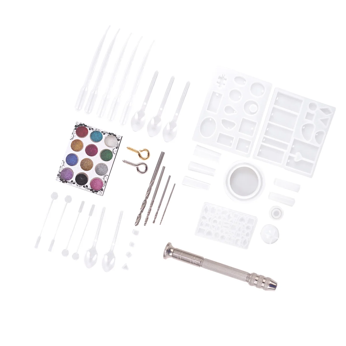83 Pcs Silicone Jewelry Molds Set Safe for Earrings Necklaces Pendants Bracelets Making Special Gifts Craft Tools
83 Pcs Silicone Jewelry Molds Set Safe for Earrings Necklaces Pendants Bracelets Making Special Gifts Craft Tools