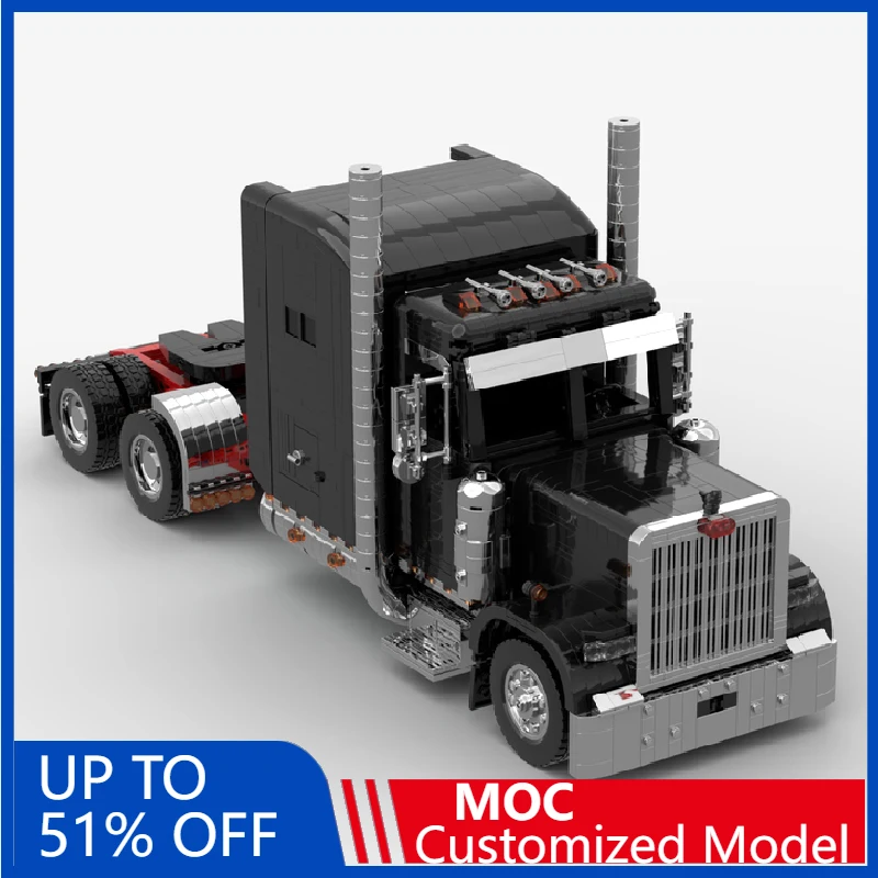 2495 PCS MOC Urban Semi Trailer Truck Model Building Block Brick DIY Technology Creative Assembly Educational Types Kid Toy Gift
2495 PCS MOC Urban Semi Trailer Truck Model Building Block Brick DIY Technology Creative Assembly Educational Types Kid Toy Gift