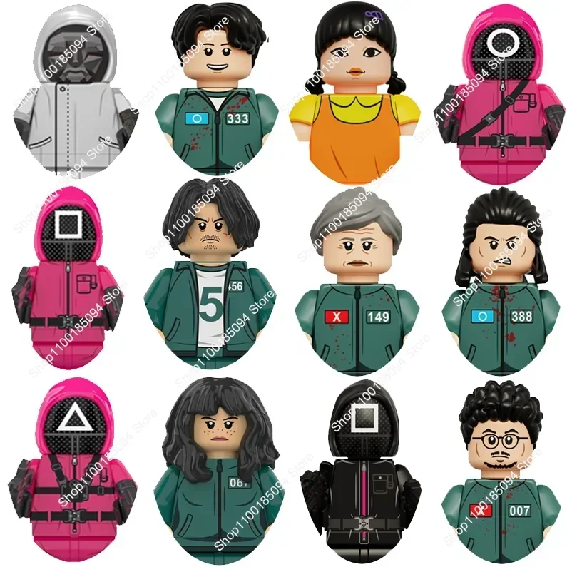 Hot Toys Squid Game Anime Cartoon TV Bricks Toy Dolls Building Blocks Assemble Toys MiniFigures Model Children Christmas Gifts
Hot Toys Squid Game Anime Cartoon TV Bricks Toy Dolls Building Blocks Assemble Toys MiniFigures Model Children Christmas Gifts