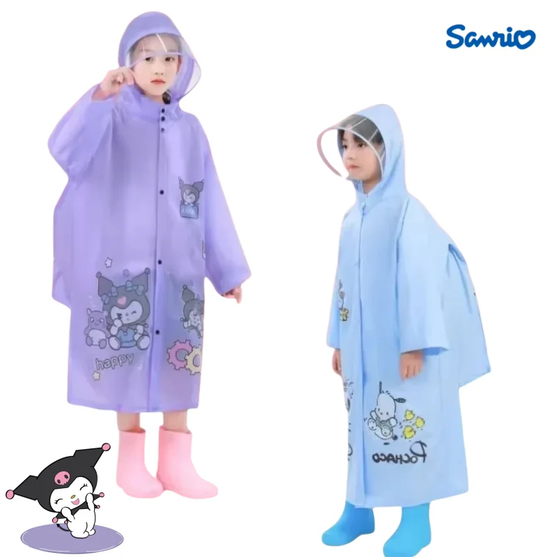 Sanrio Kuromi Pochacco Kids with School Bag Pocket Cartoon Poncho Boys & Girls Kindergarten Fashion Kawaii Student Raincoat
Sanrio Kuromi Pochacco Kids with School Bag Pocket Cartoon Poncho Boys & Girls Kindergarten Fashion Kawaii Student Raincoat