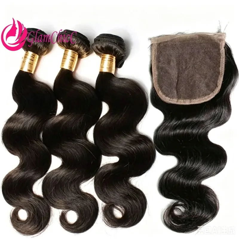 3 Bundles with 4x4 Lace Closure Human Hair Body Wave 30 Inch Natural Color Hair Weaving Set for Daily Wedding Party Festival
3 Bundles with 4x4 Lace Closure Human Hair Body Wave 30 Inch Natural Color Hair Weaving Set for Daily Wedding Party Festival