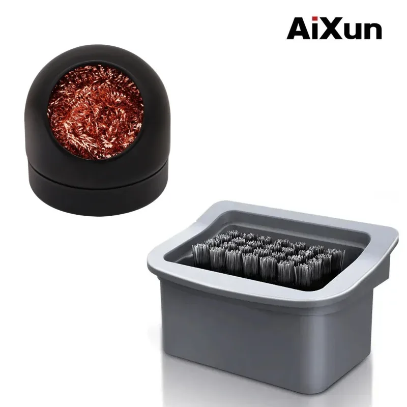 Щетка для чистки наконечника припоя AiXun с медным шариком для очистки сварки, легкое удаление оксида припоя, не требуется вода
Щетка для чистки наконечника припоя AiXun с медным шариком для очистки сварки, легкое удаление оксида припоя, не требуется вода