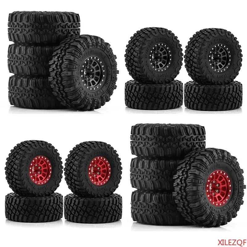 TRX4M Metal 1 Inch Wheels with Tires Upgrade Hub Tyre Set for 1/18 RC Crawler Car Traxxas TRX4-M Defender Bronco SCX24 FMS
TRX4M Metal 1 Inch Wheels with Tires Upgrade Hub Tyre Set for 1/18 RC Crawler Car Traxxas TRX4-M Defender Bronco SCX24 FMS