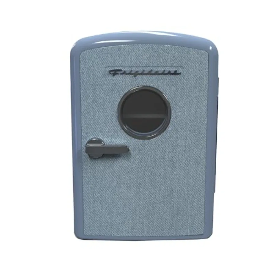Mini Personal Fridge Cooler 1 Gal Capacity fits 9 Cans Includes Plugs for Home Outlet and DC Charger - 9.84" D x 7.09" W x 10.3
Mini Personal Fridge Cooler 1 Gal Capacity fits 9 Cans Includes Plugs for Home Outlet and DC Charger - 9.84" D x 7.09" W x 10.3