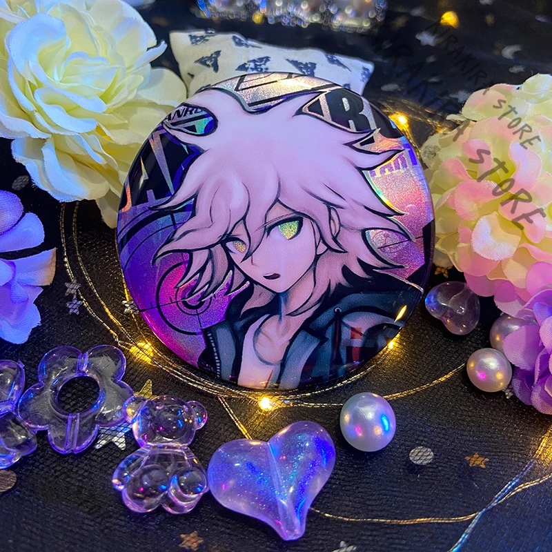 Danganronpa Enoshima Junko Kazuichi Souda Ishimaru Kiyotaka Badge Brooch Cosplay Emblem Double flash reflection Breastpin Gifts
Danganronpa Enoshima Junko Kazuichi Souda Ishimaru Kiyotaka Badge Brooch Cosplay Emblem Double flash reflection Breastpin Gifts