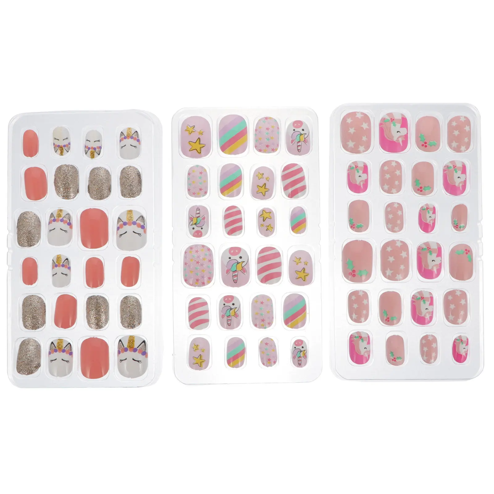 72 Pcs Press on Nails False Short Artificial Fingernails Stickers Childrens Fake ABS
72 Pcs Press on Nails False Short Artificial Fingernails Stickers Childrens Fake ABS