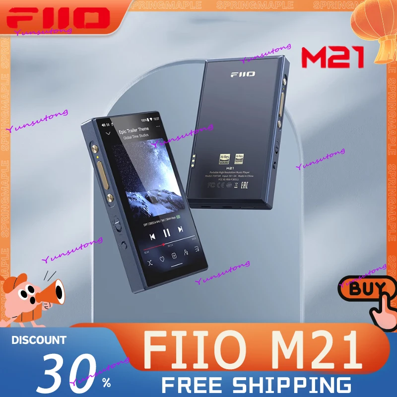 FiiO M21 Портативный MP3-плеер Android Интеллектуальный без потерь 4,7 "HD Bluetooth Музыкальный плеер CS43198*4 4000 мАч Интерфейс с двумя выходами
FiiO M21 Портативный MP3-плеер Android Интеллектуальный без потерь 4,7 "HD Bluetooth Музыкальный плеер CS43198*4 4000 мАч Интерфейс с двумя выходами
