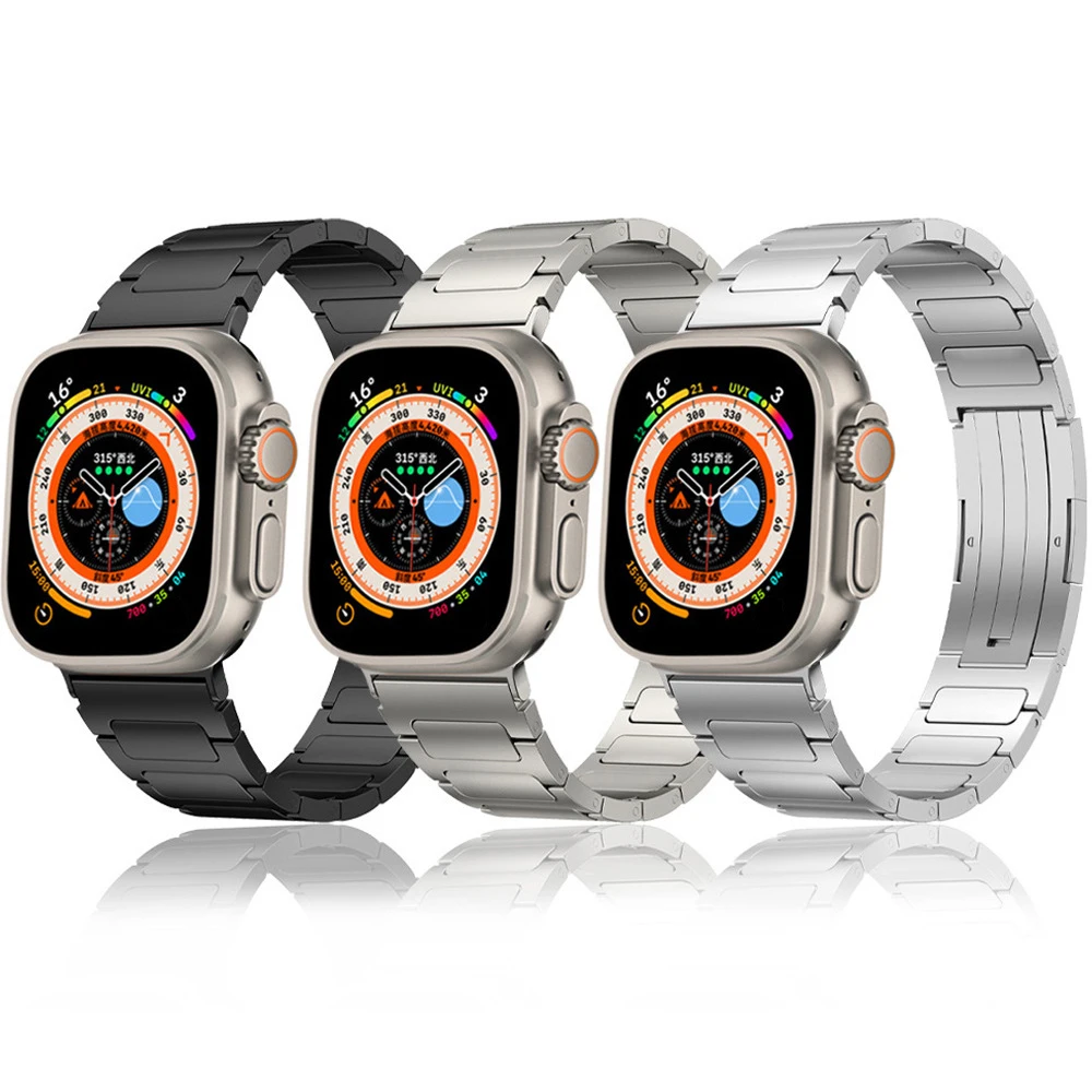 Ремешок из титанового сплава для Apple Watch Ultra 2, звеньевой браслет для iWatch Series 9 3 7 8 SE, 49 мм 44 мм 45 мм 40 мм 41 мм 45 44 мм
Ремешок из титанового сплава для Apple Watch Ultra 2, звеньевой браслет для iWatch Series 9 3 7 8 SE, 49 мм 44 мм 45 мм 40 мм 41 мм 45 44 мм
