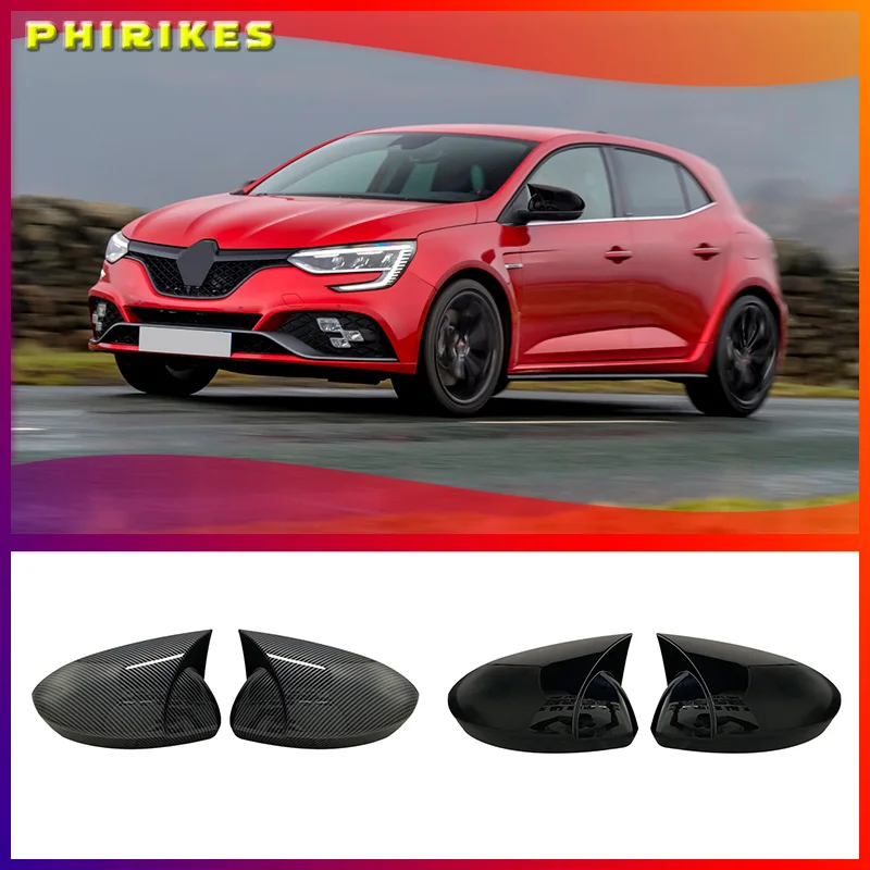 For Renault Megane 4 MK4 2 Pieces ABS Plastic Bat Wing Mirror Covers Caps Rearview Mirror Case Cover Gloss Black Car Accessories
For Renault Megane 4 MK4 2 Pieces ABS Plastic Bat Wing Mirror Covers Caps Rearview Mirror Case Cover Gloss Black Car Accessories