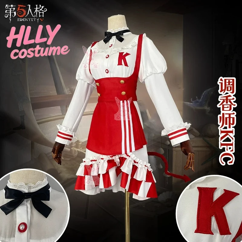 Perfumer Cafe Maid Cosplay Costume Dress Outfit Full Set with Apron Game Role Play Halloween Carnival
Perfumer Cafe Maid Cosplay Costume Dress Outfit Full Set with Apron Game Role Play Halloween Carnival