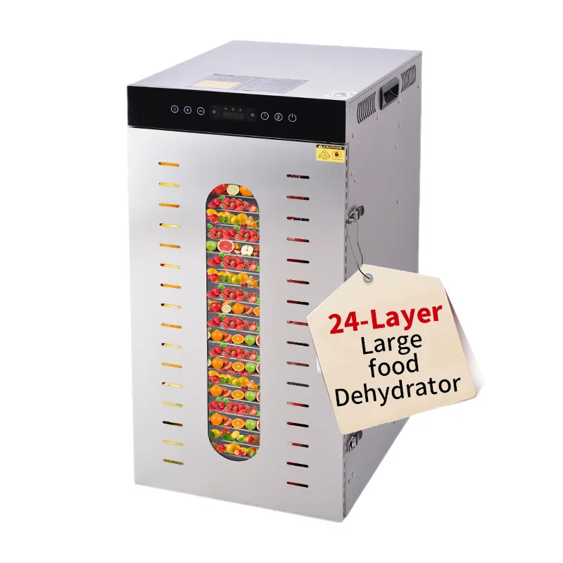 Stainless Steel Dried Fruit Machine Model FD-24B 24 Layer Digital Control Food Dehydrator, Food Dryer, Fruit Dryer 110v/220v
Stainless Steel Dried Fruit Machine Model FD-24B 24 Layer Digital Control Food Dehydrator, Food Dryer, Fruit Dryer 110v/220v