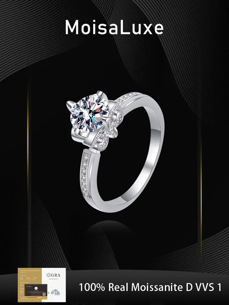 Официальный магазин MoisaLuxe GRA Moissanite Plata, стерлинговое серебро 925 пробы, кольцо с муассанитом PT950, женская вневременная коллекция ювелирных изделий
Официальный магазин MoisaLuxe GRA Moissanite Plata, стерлинговое серебро 925 пробы, кольцо с муассанитом PT950, женская вневременная коллекция ювелирных изделий